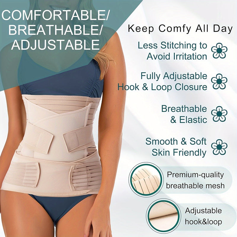 3-in-1 Postpartum Belly Band – Comfortable and Adjustable Support for Recovery After Childbirth