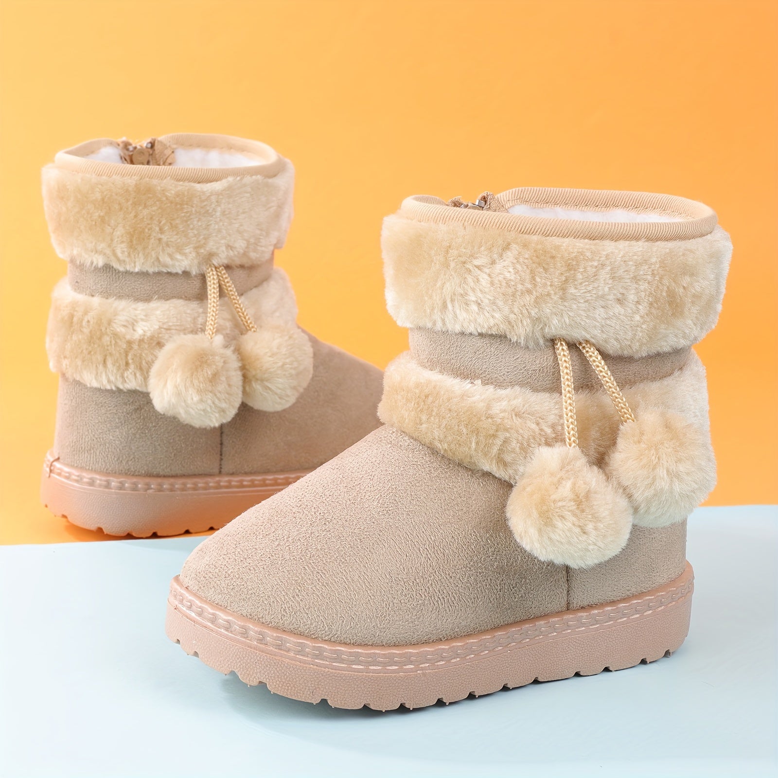 Cute Plush Boots for Kids - For Warmth and Comfort