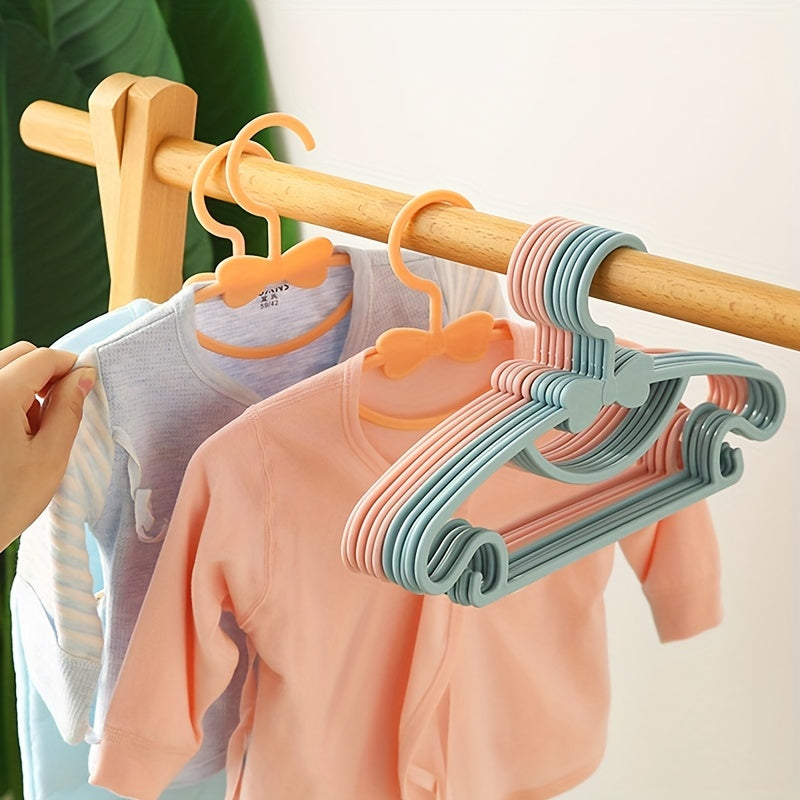 Sustainable Hangers for Kids - Cute Bow Design, Lightweight and Space-Saving