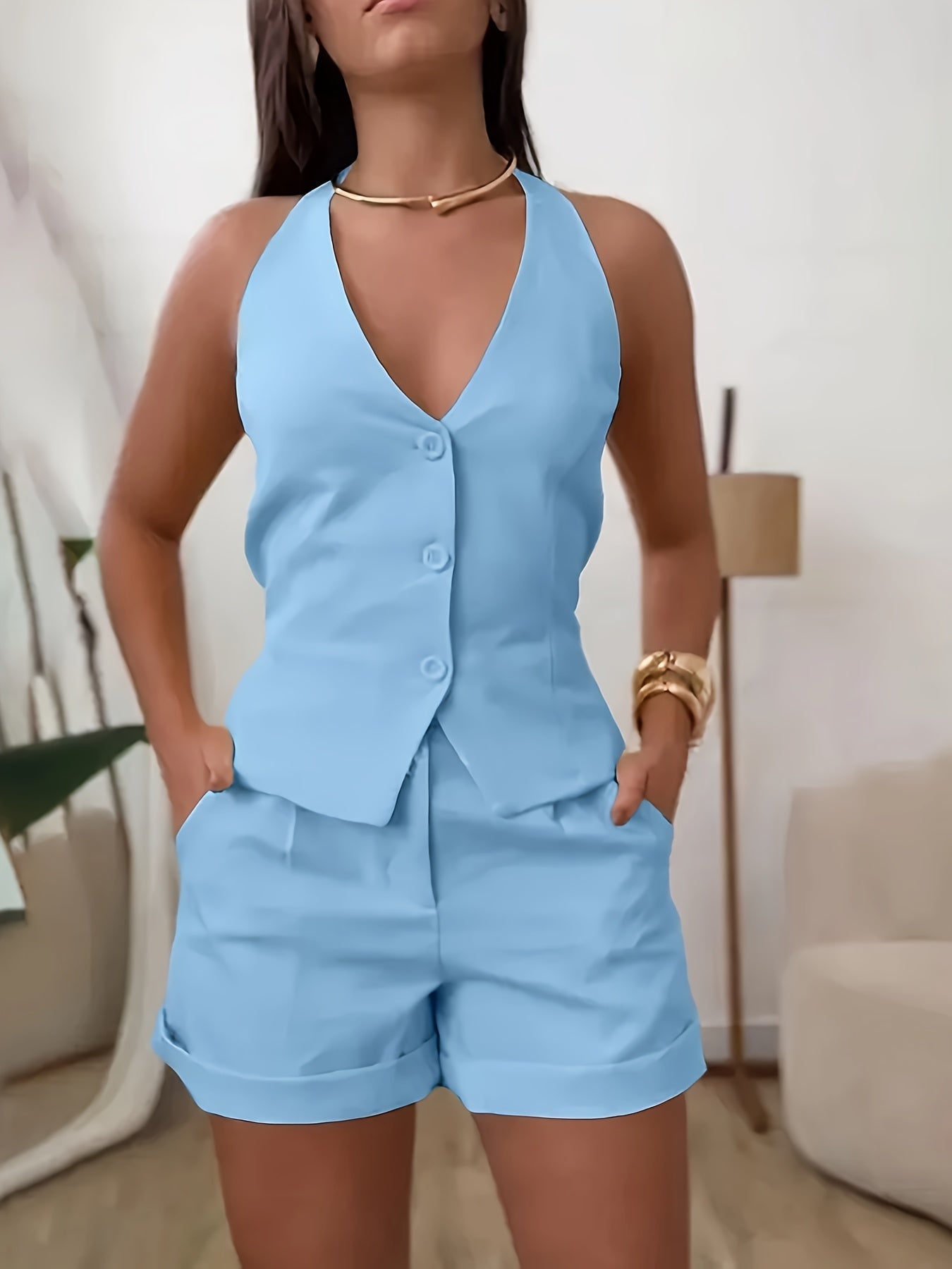 Summer Light Yellow Set – Feminine, Fresh, and Comfortable