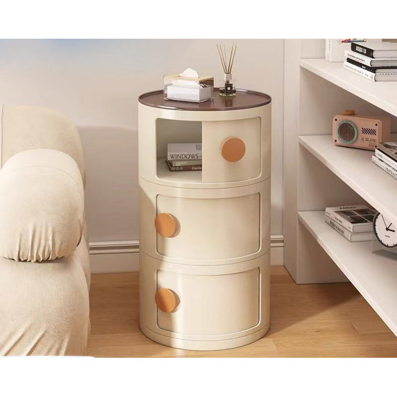 LumiStack Acrylic Nightstand – Modern and Practical Storage