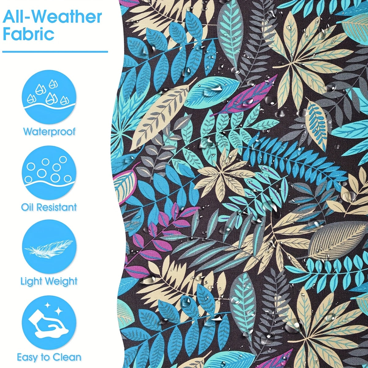 Trendy Large Beach Bag with Leaf Print - Spacious, Durable, and Perfect for Vacation