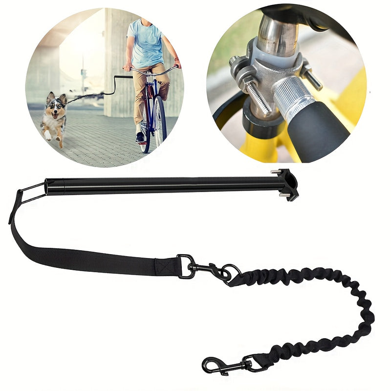 Bike Dog Leash with Detachable Cable – Expandable & Safety Buffer