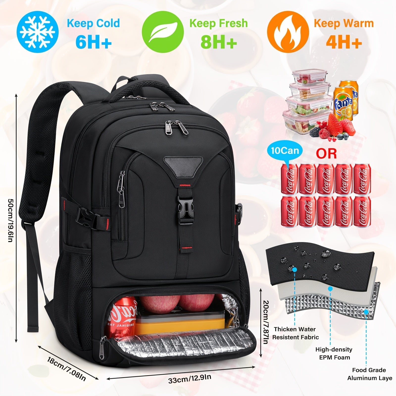 Multifunctional Backpack - Spacious, practical, and ideal for work or travel
