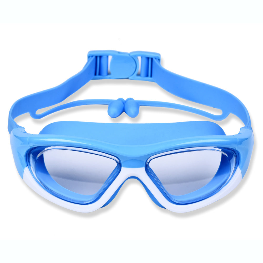 Kids Swim Goggles with Large Frame – Comfortable & Anti-Fog for Swimming Fun