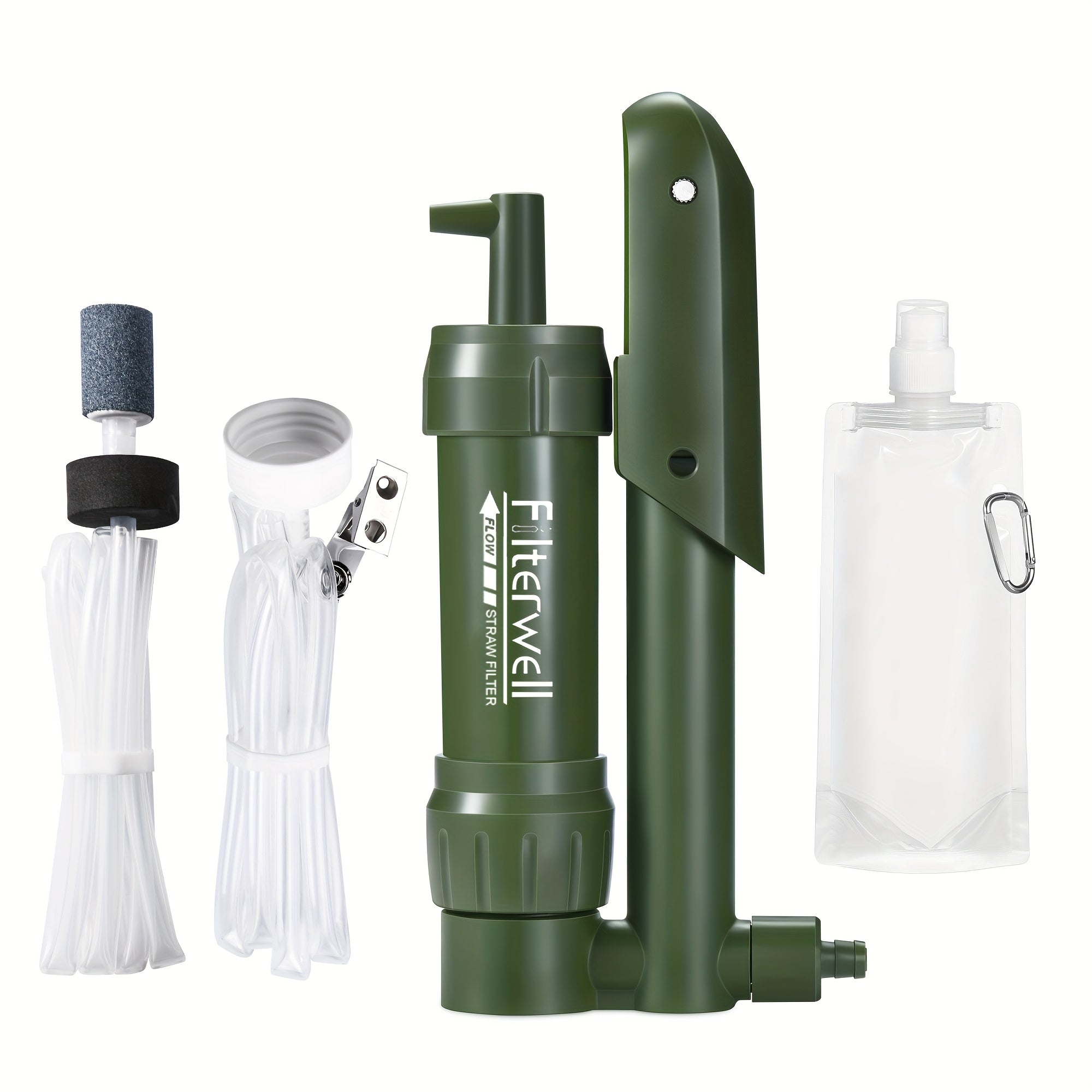 Practical Pocket Water Filter – Essential for Camping and Adventures