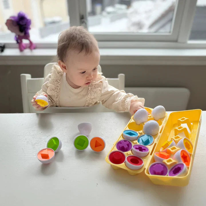 Shape Match Eggs – Educational Play Fun for Children