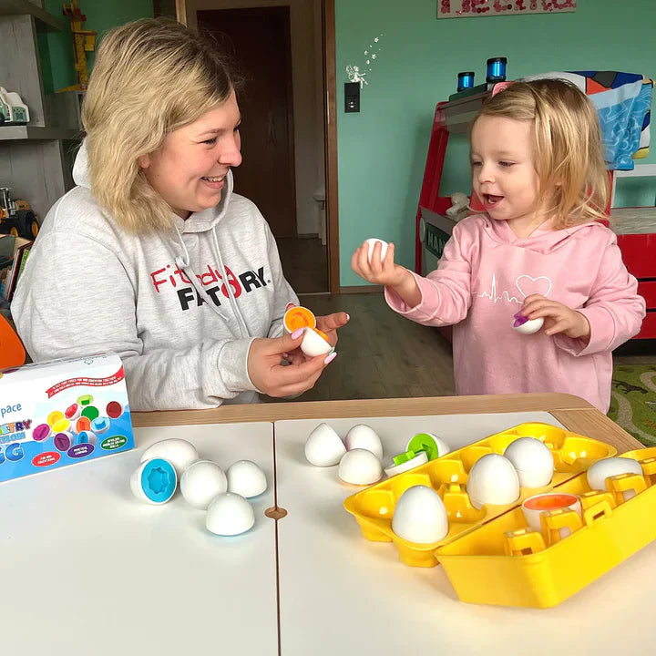 Shape Match Eggs – Educational Play Fun for Children