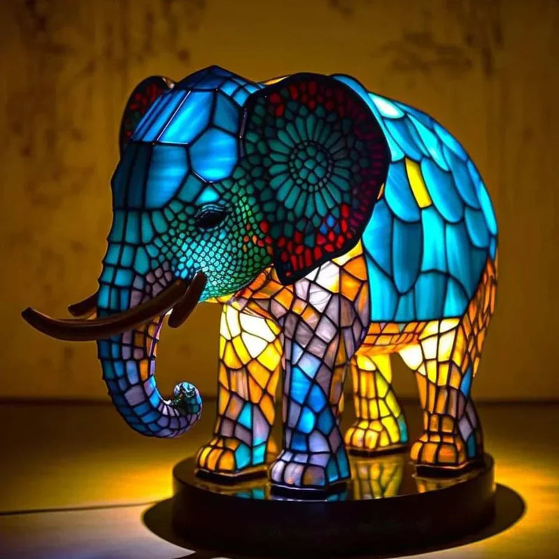 Artistic Glass Mosaic Animal Lamp – Color and Atmosphere in Your Home