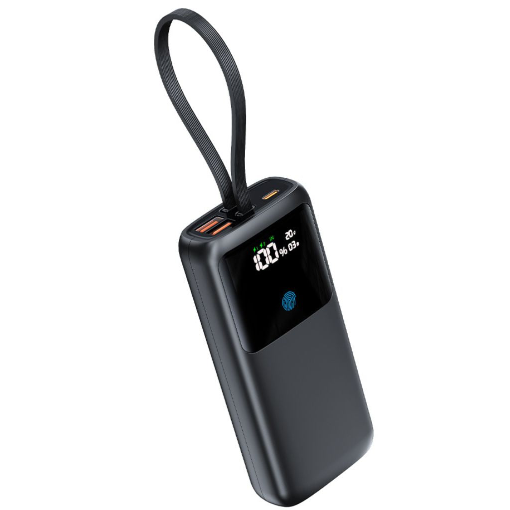 VoltMate Pro 65W – Smart Multi-Charge Power Bank with Touch Display