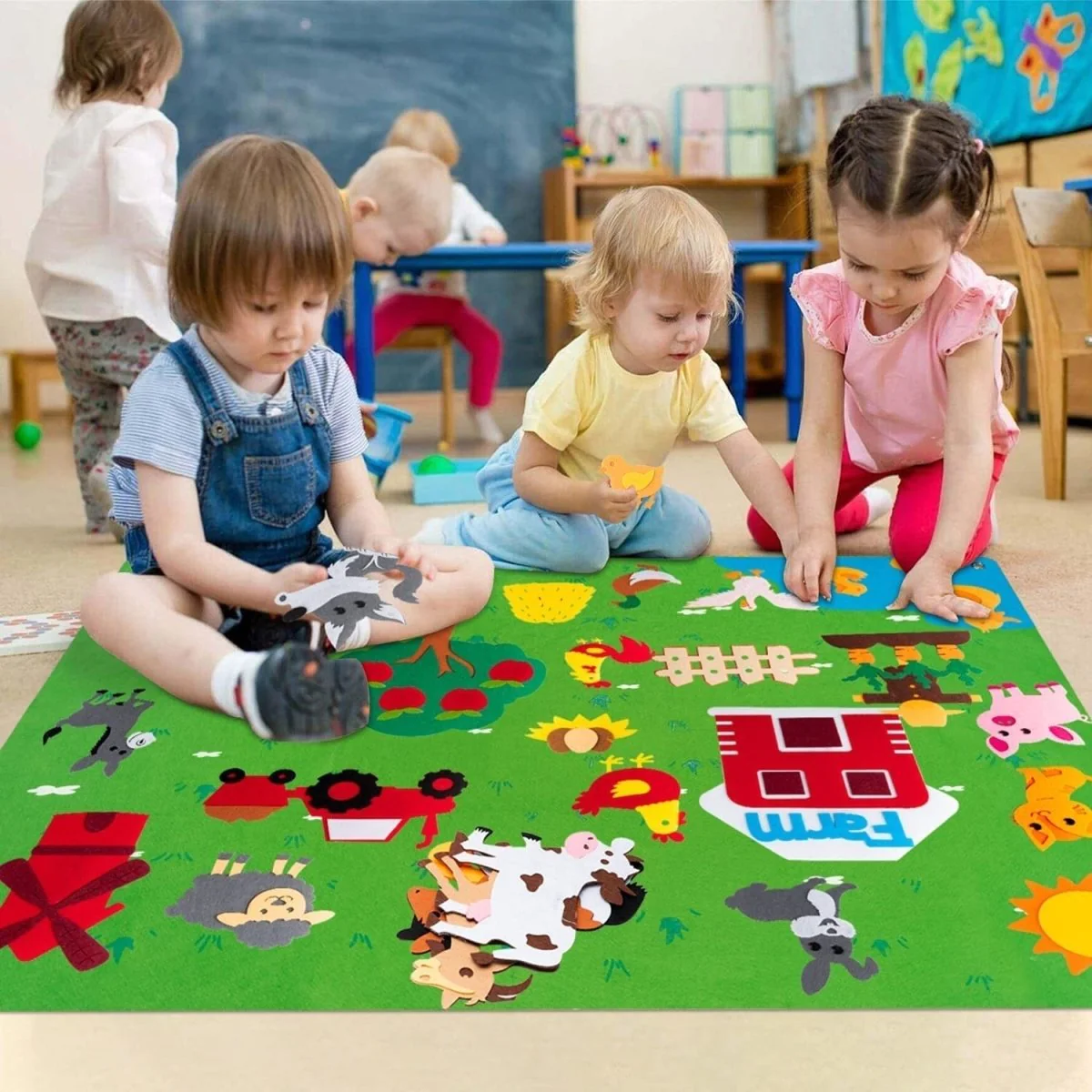 Animal Kingdom Educational Play Wall - Creative and Educational
