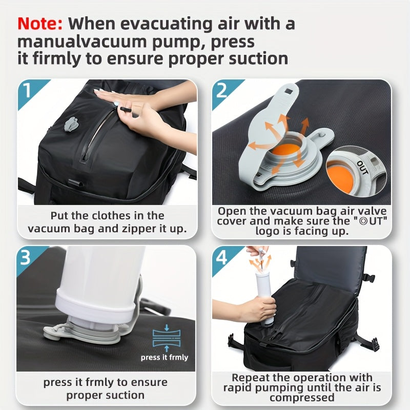 Smart Vacuum Backpack – Compact and Spacious for Travel