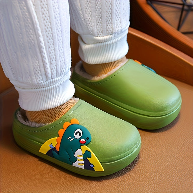 Cute Dino Slippers for Babies - Warm and Comfortable