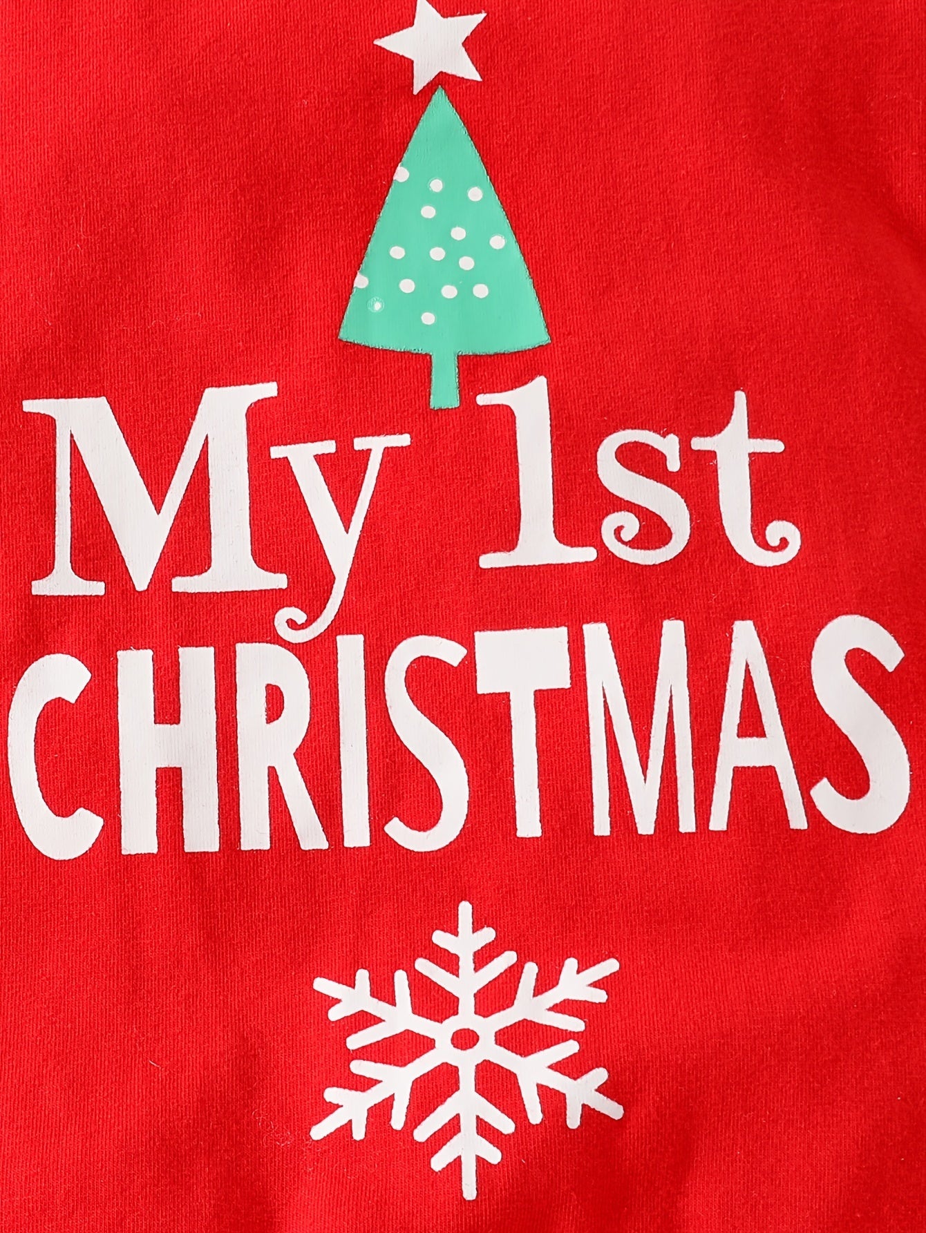 Cute Christmas Romper Set - For Baby's First Christmas Memories