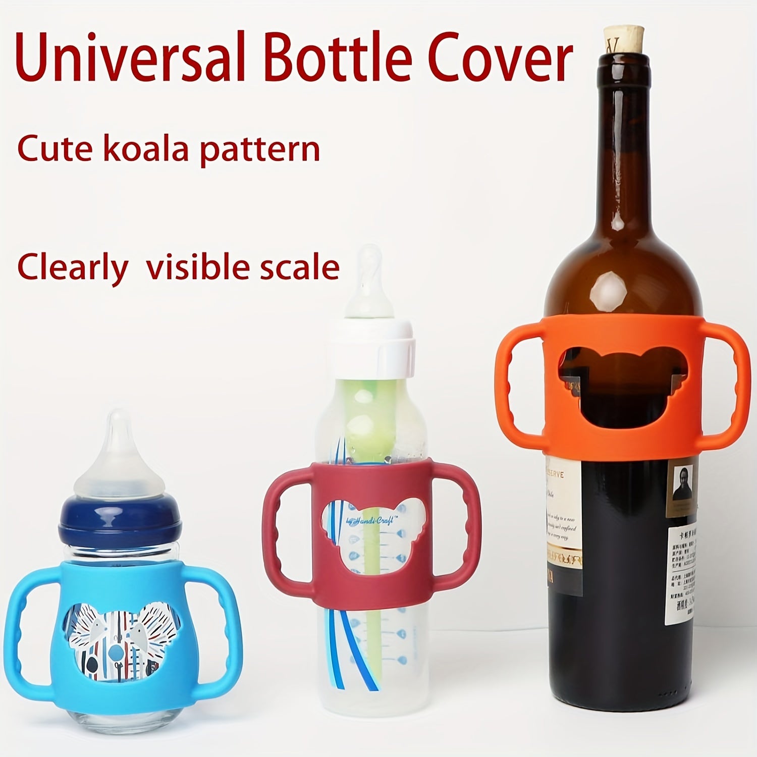 SnuggleGrip Silicone Baby Bottle Handles – Soft & Flexible