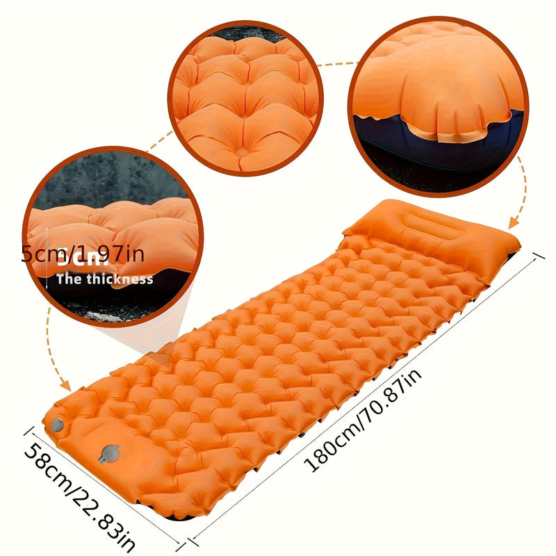 AirRest Inflatable Camping Mattress – Lightweight, Comfortable, and Compact