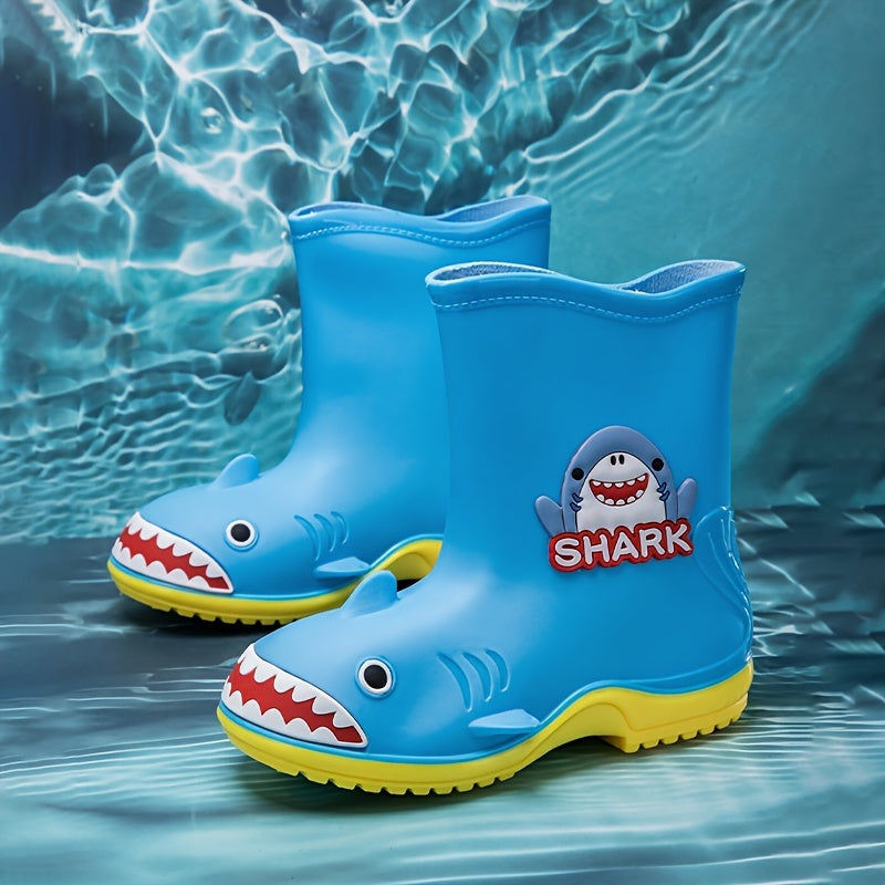 Sharky Rain Boots for Kids - Playful Waterproof Protection