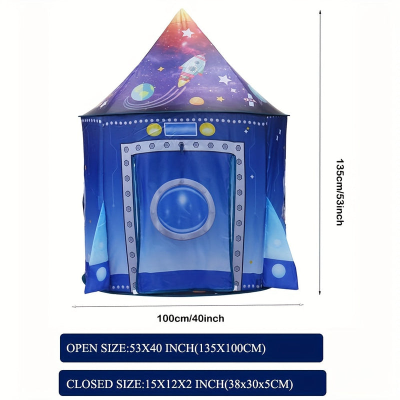 Galaxy Explorer Pop-up Play Tent - Space Theme for Outdoor and Indoor