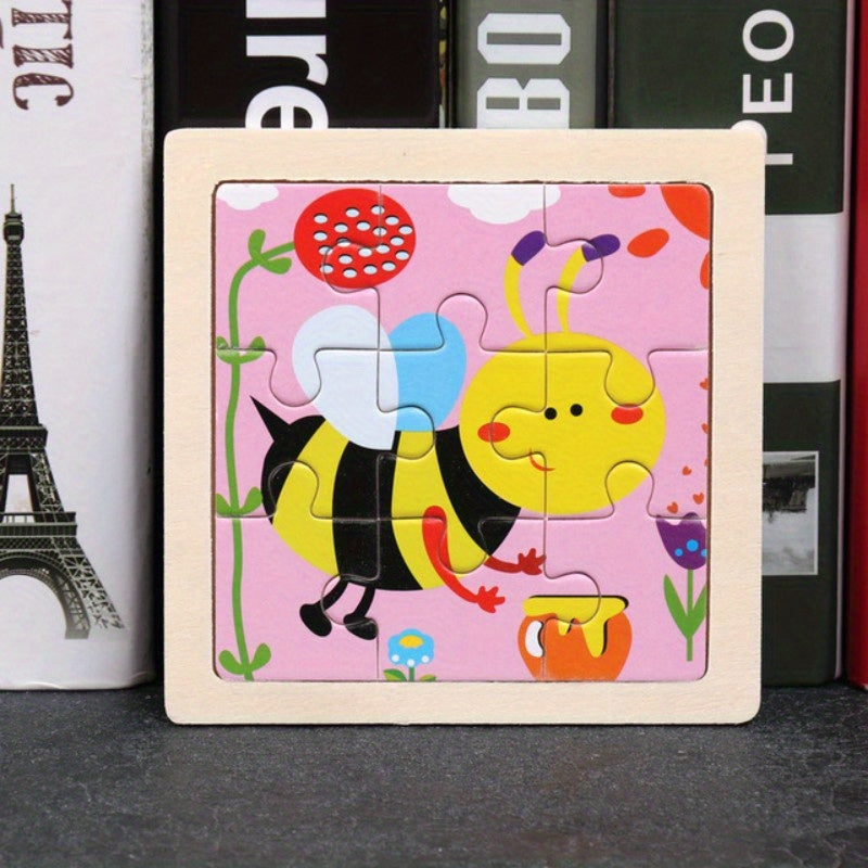 Educational Wooden Puzzle – For Young Explorers