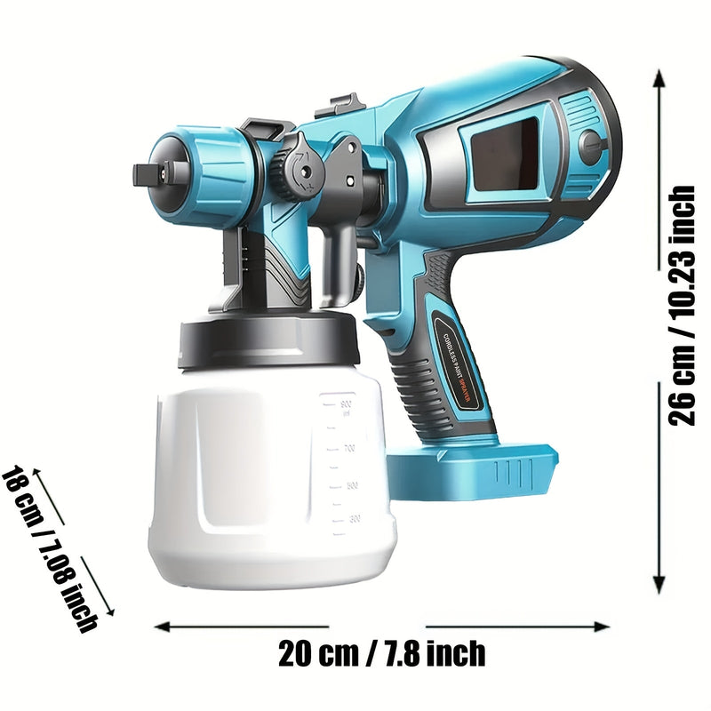 ProSpray Paint Sprayer – Wireless with 2 Batteries and 1000ml Removable Tank