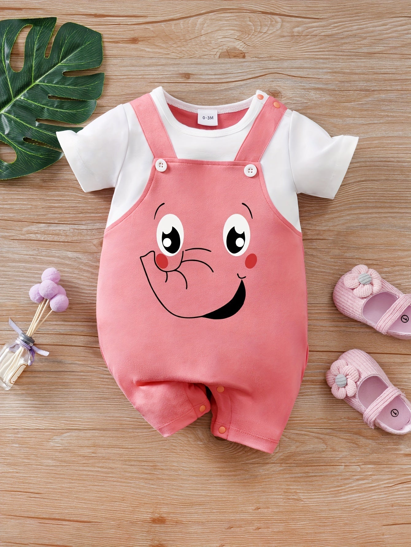 Cute Elephant Baby Romper Set – Perfect for Summer Outdoor Adventures