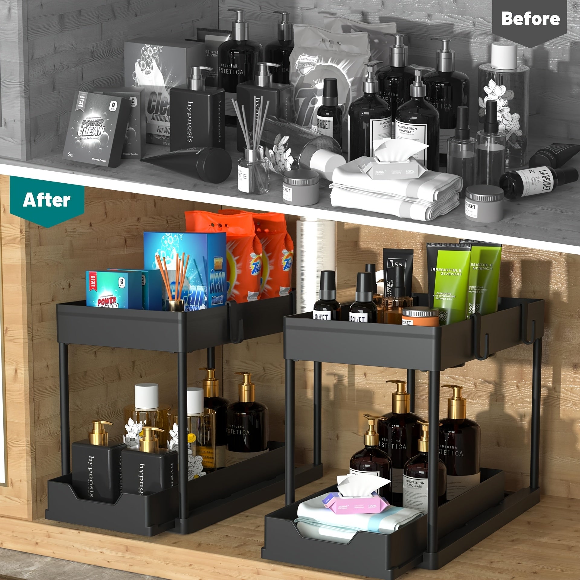 Multifunctional Sliding Organizer – Practical and Space-Saving