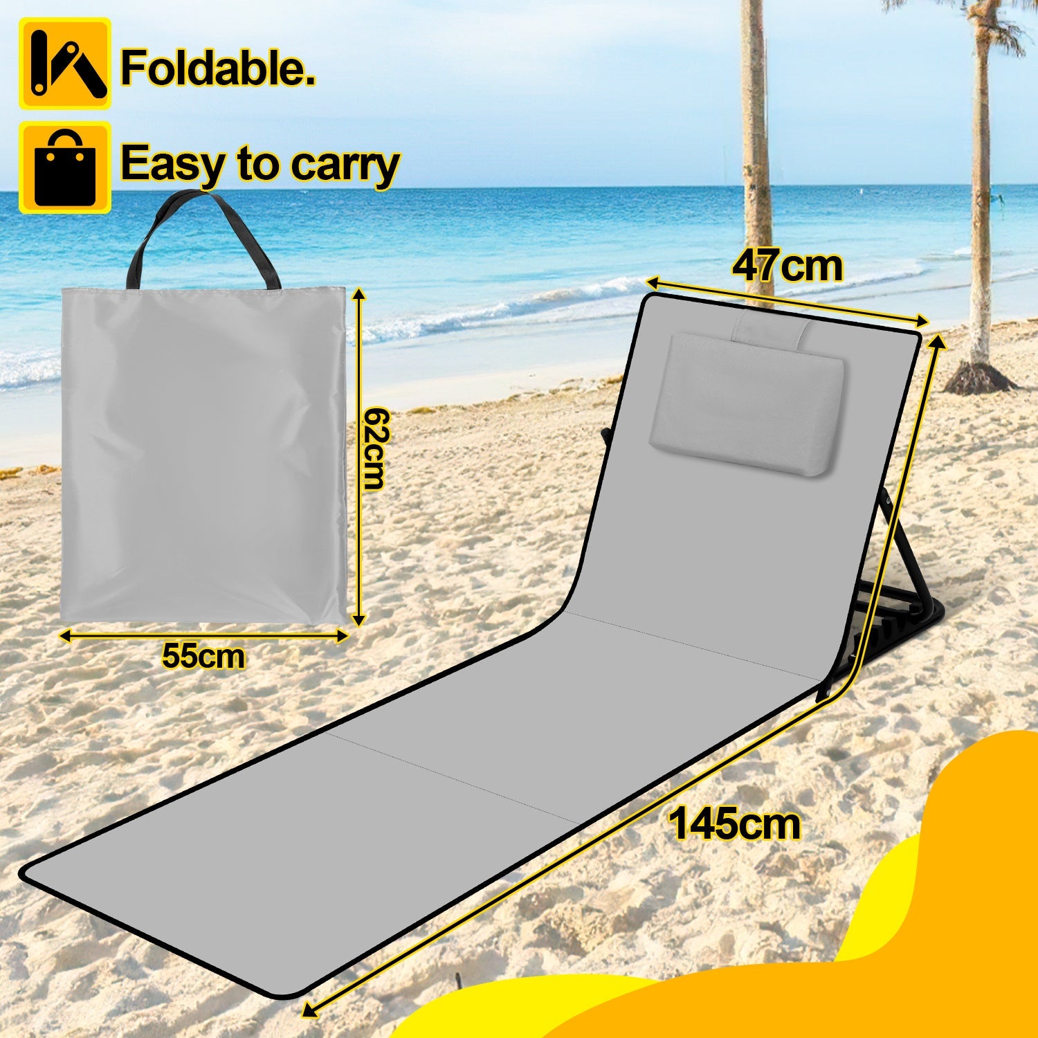 RelaxMate Portable Beach Bed – Comfort and Convenience on the Go