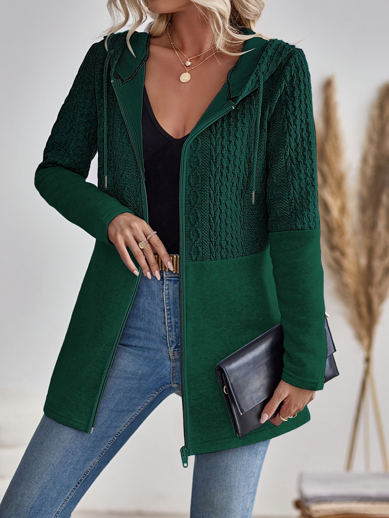 Mila Knitted Hoodie - Comfort and Style for Autumn and Winter for Women
