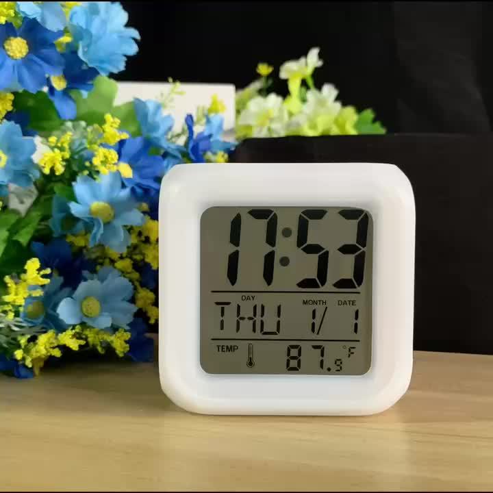 LED Digital Alarm Clock with Temperature Display – Silent and Luminous for Every Room