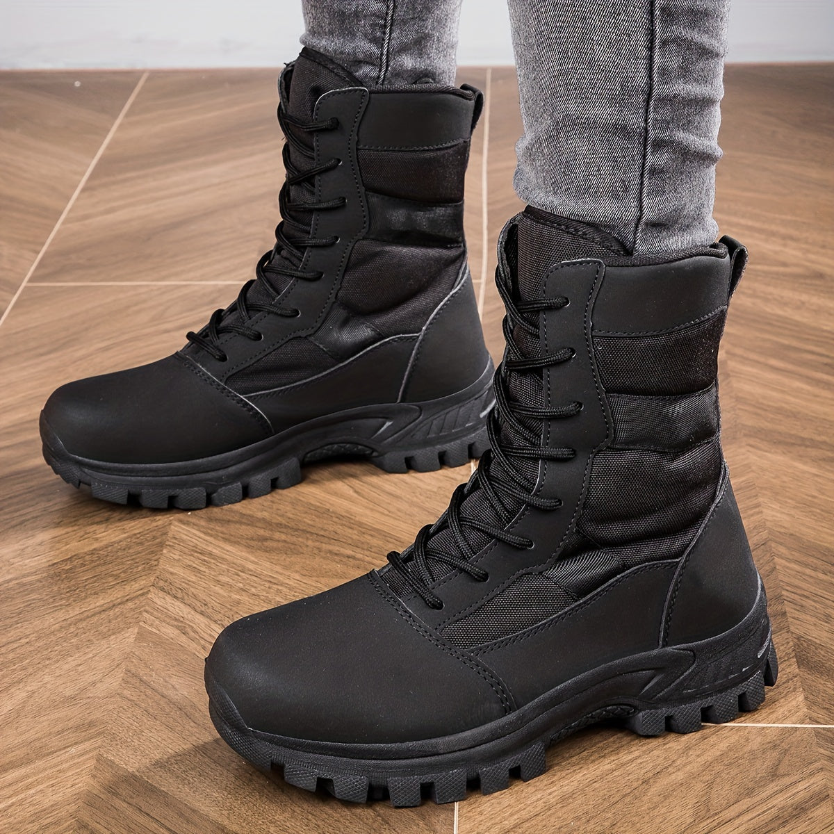 Women's Mid-Calf Hiking Boots – Non-Slip Trekking Shoes with Comfortable Lining