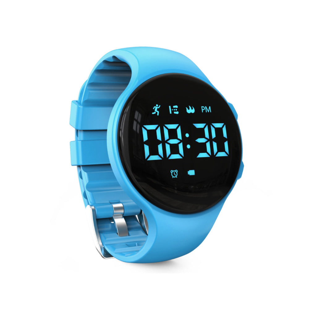 LED Digital Pedometer Watch with Vibrating Alarm – Fitness Tracker for Kids