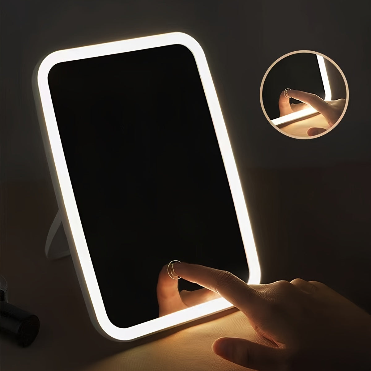 GlowPerfect LED Makeup Mirror - Lighting and Style in One