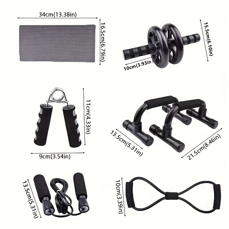 CoreMax Fitness Set – 7-Piece Training for Strong Abs and Core
