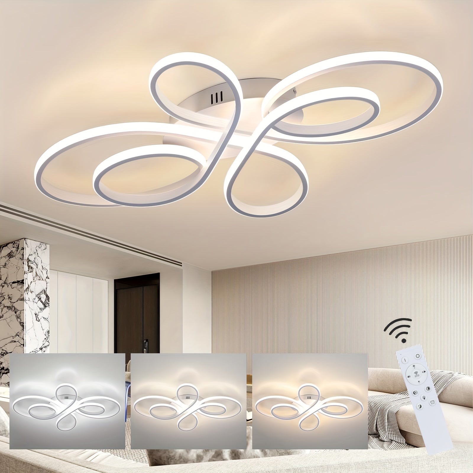 LED Ceiling Lamp 90W – Large Diameter and Dimmable
