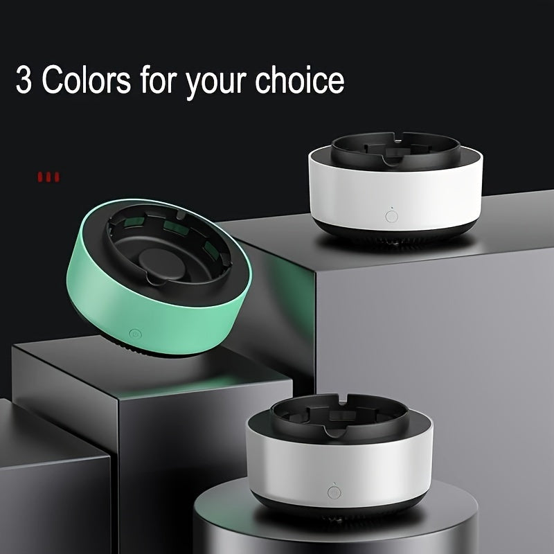 Smart Ashtray with Air Purifier – Effective Smoke and Odor Removal with Silent Design