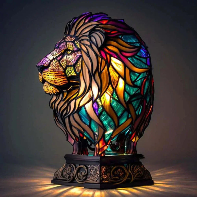 Artistic Glass Mosaic Animal Lamp – Color and Atmosphere in Your Home