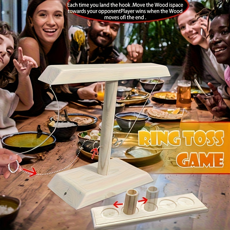 Wooden Ring Toss Game – Traditional and Challenging