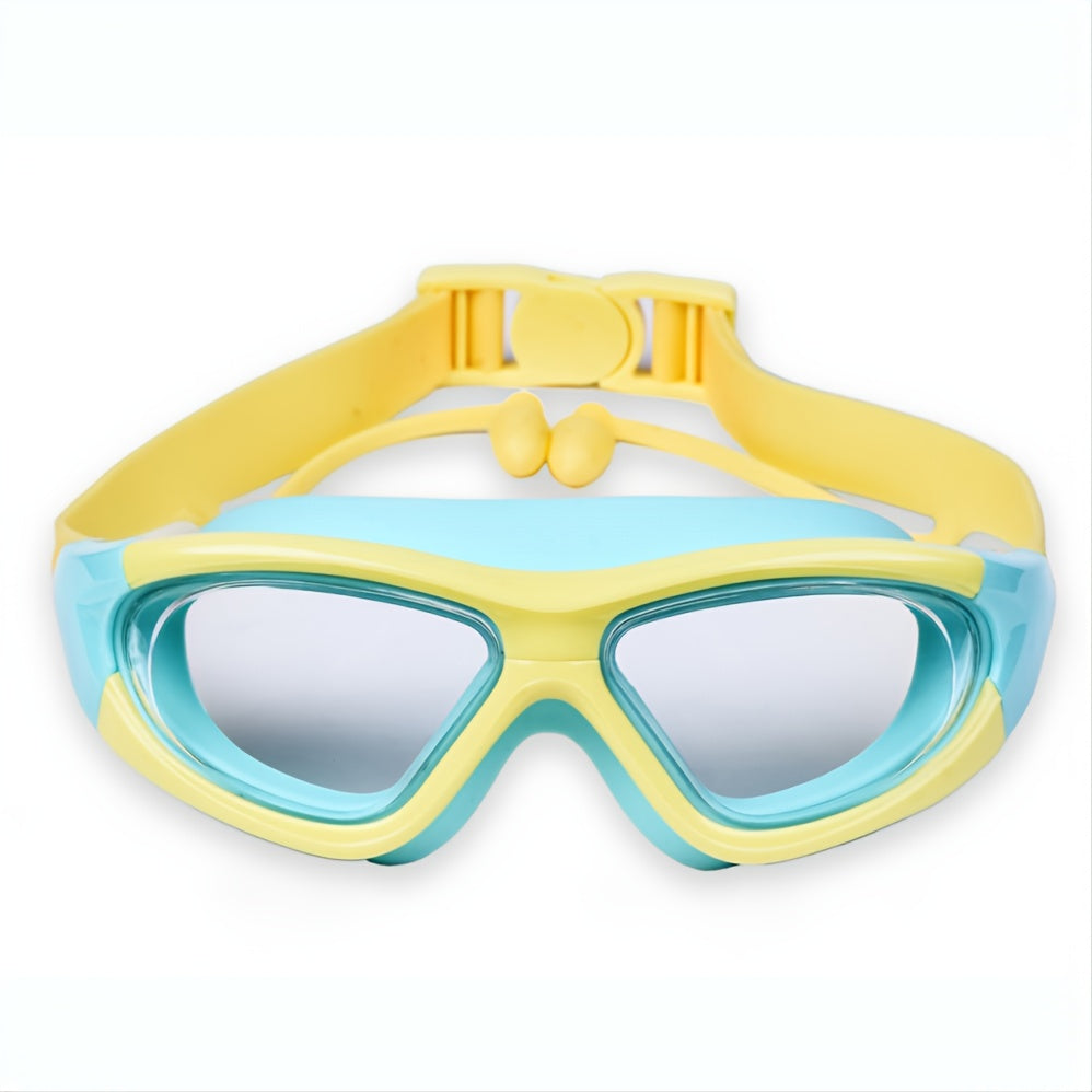 Kids Swim Goggles with Large Frame – Comfortable & Anti-Fog for Swimming Fun