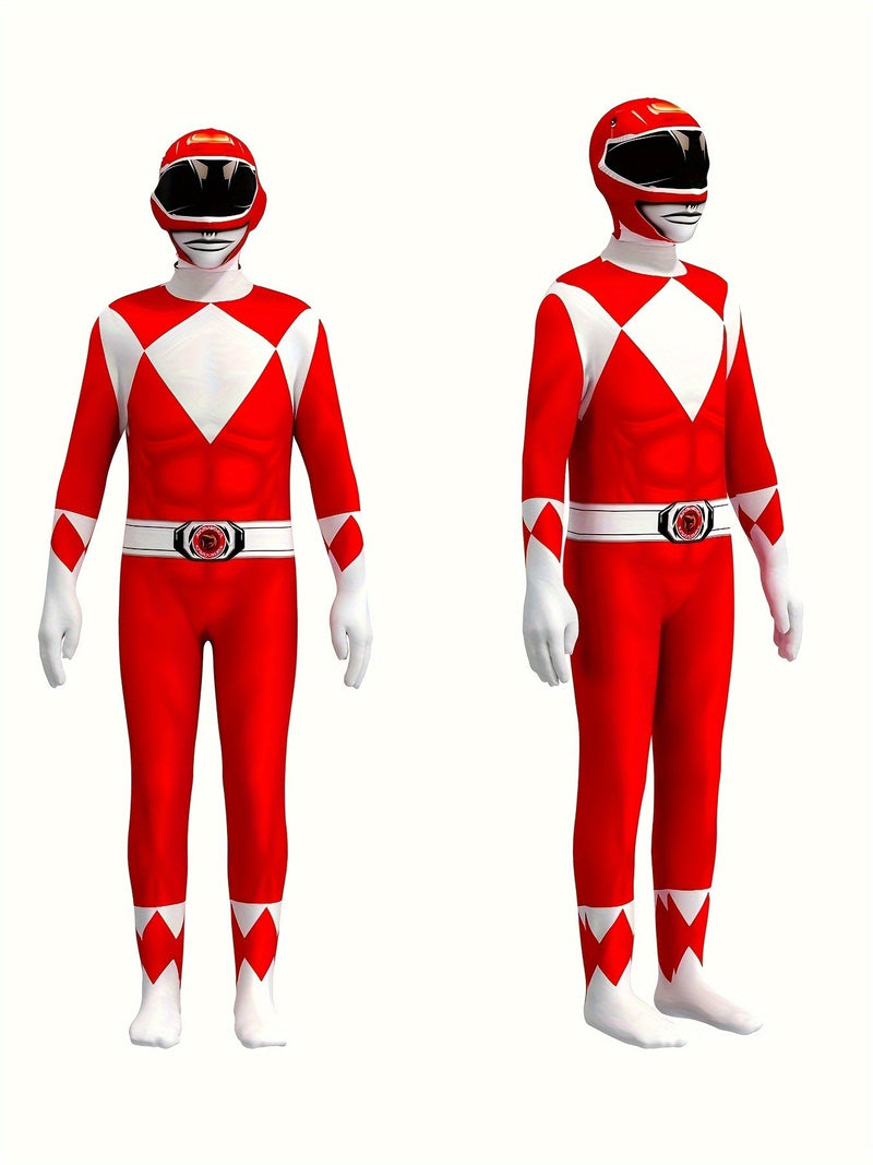 Power Ranger Costume – Red Ranger Cosplay for Kids