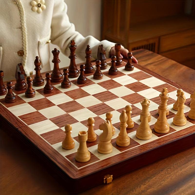 Wooden Chess Set – Elegant and Durable for Competitive Chess and Game Nights