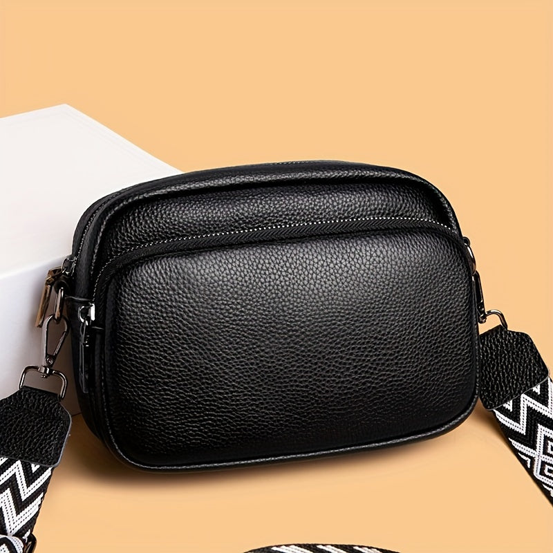 Fashionable Crossbody Bag for Women – Casual Shoulder Bag with Geometric Design