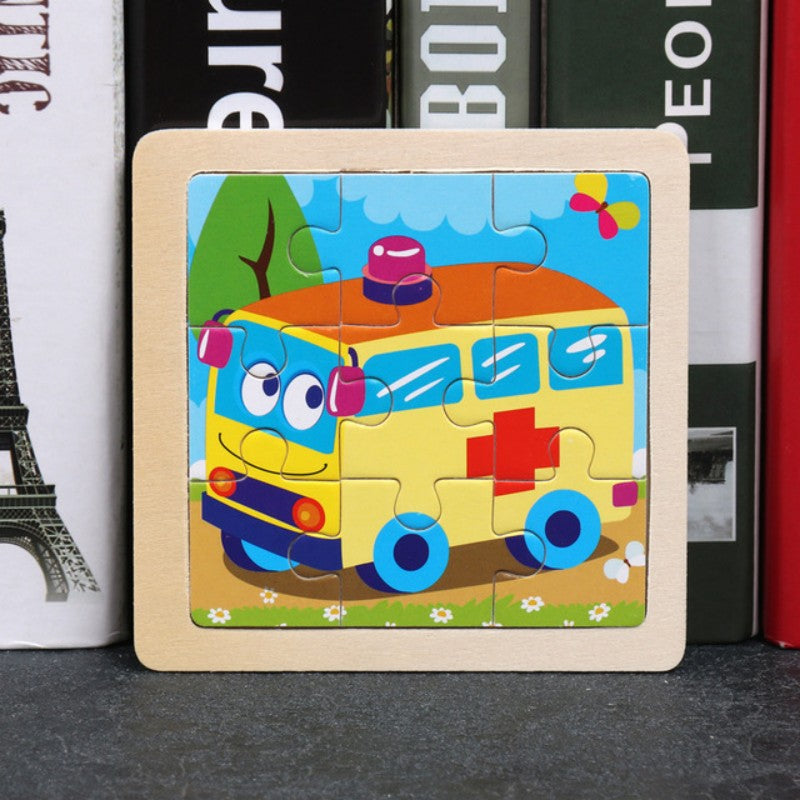 Educational Wooden Puzzle – For Young Explorers