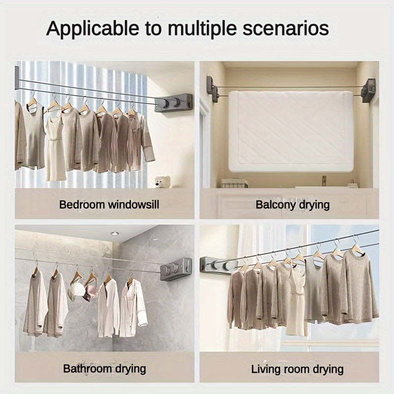 Foldable Double Clothesline – Compact and Strong