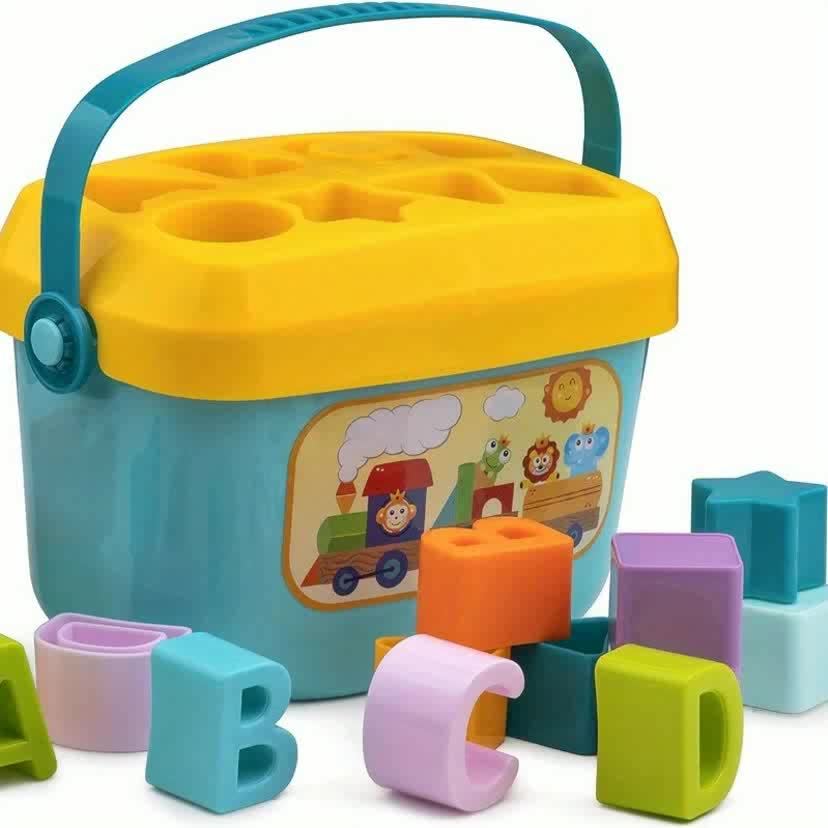 Educational Play Fun with the Colorful Shape Sorter - Discover and Learn through Play