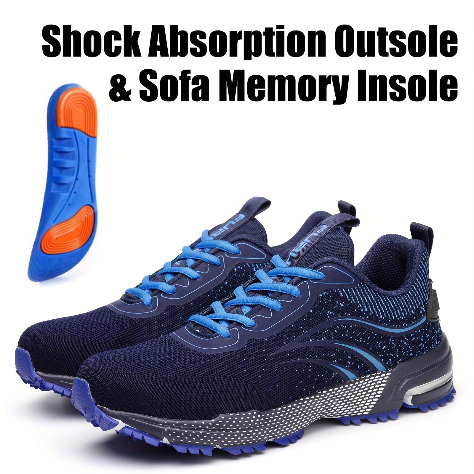 Trendy Safety Work Sneakers for Men – Anti-Slamming & Puncture Resistant