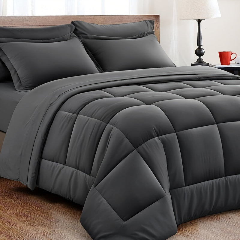 All-Season Comforter Set - Ademend, Soft and Lightweight for a Luxurious Sleep Experience