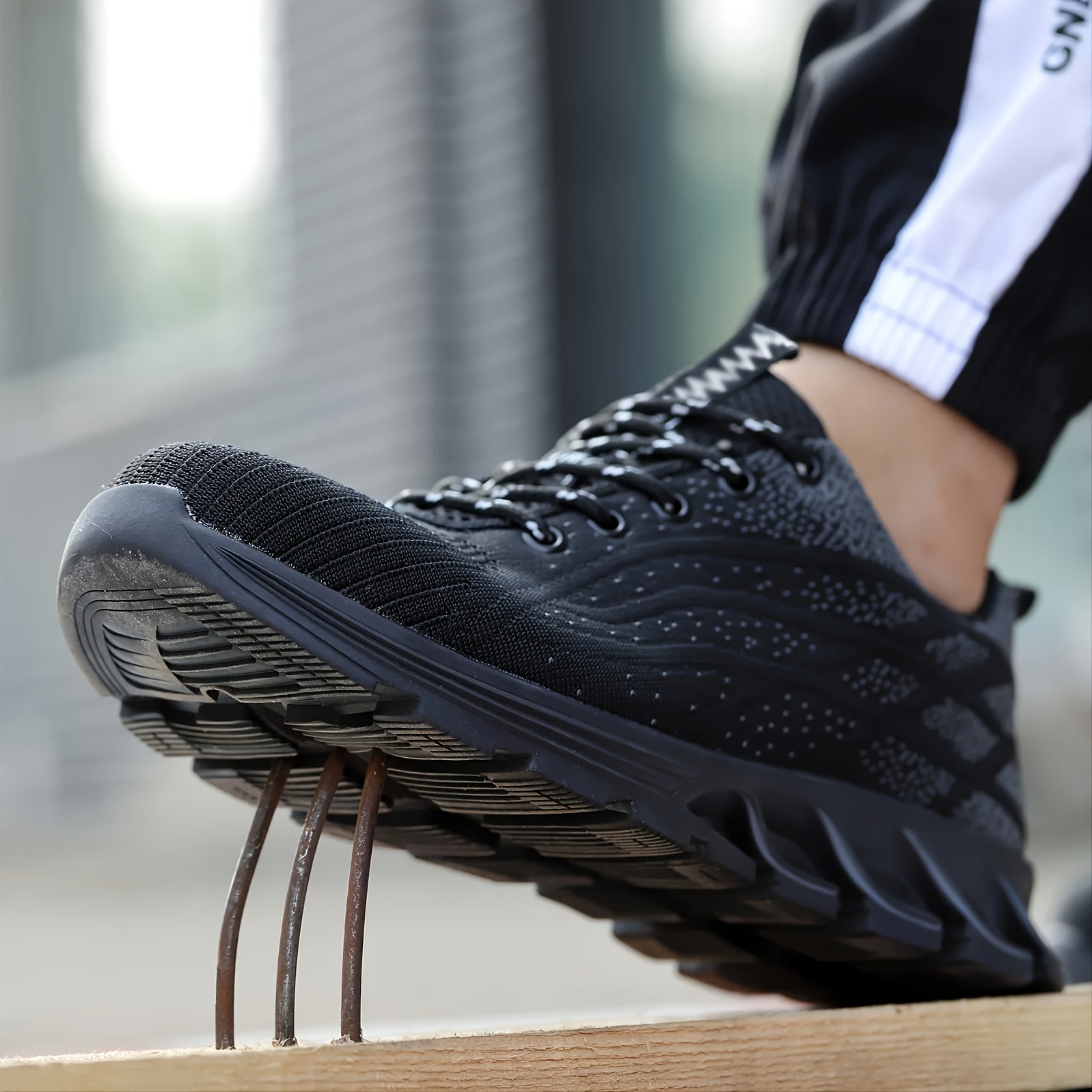 FlexGuard Men’s Work & Sport Shoes – Breathable & Anti-Slip