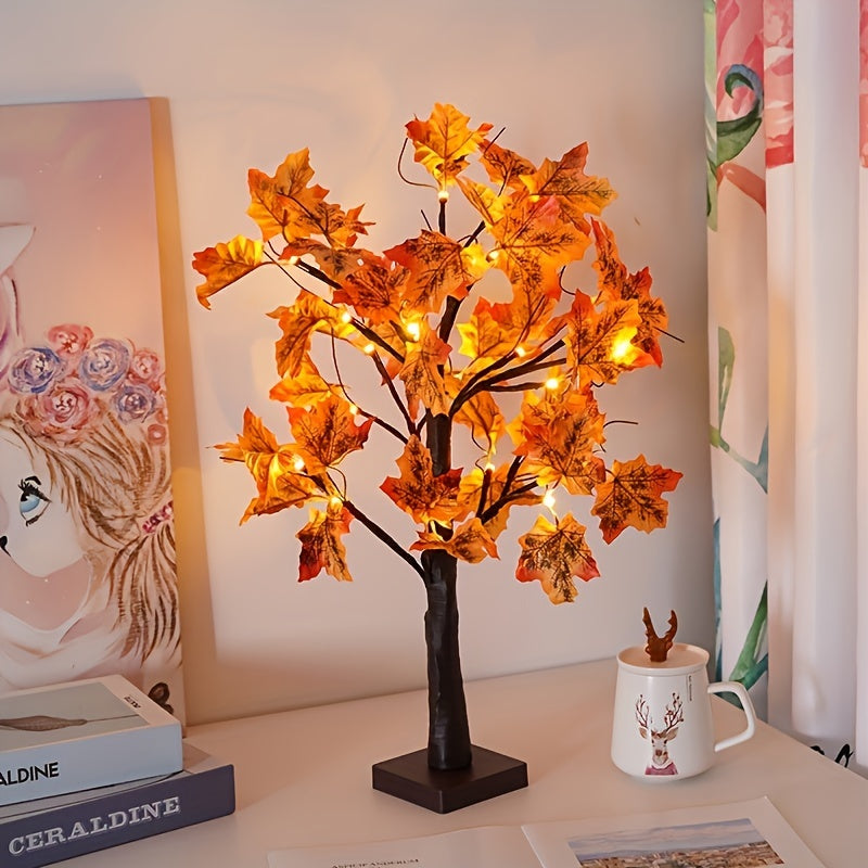 LED Maple Tree – Warm Autumn Atmosphere with Lighting