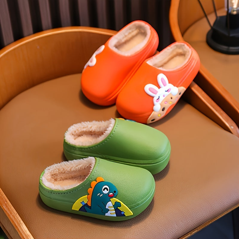 Cute Dino Slippers for Babies - Warm and Comfortable
