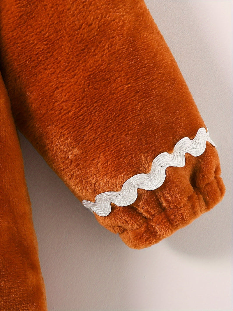 Gingerbread Man Romper for Kids - For Festive Coziness